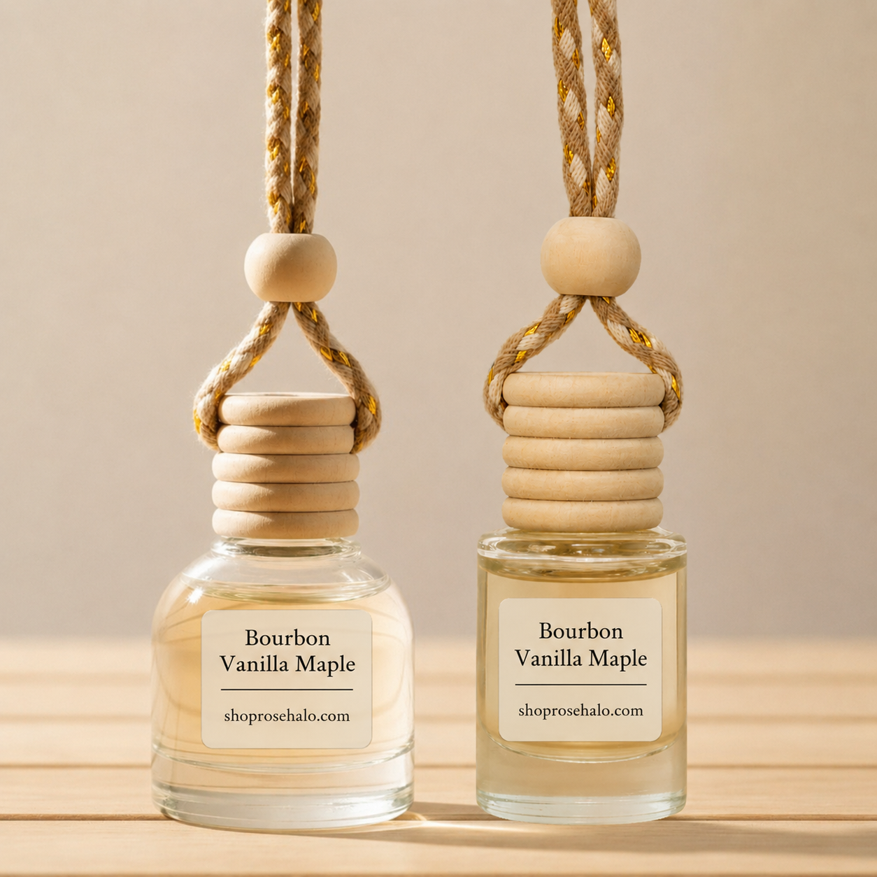 Hanging car air freshener - Bourbon Vanilla Maple