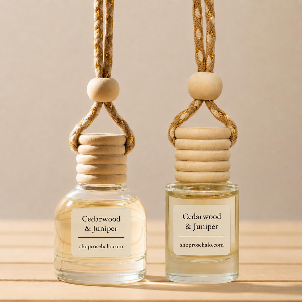 Hanging car air freshener - Cedarwood & Juniper