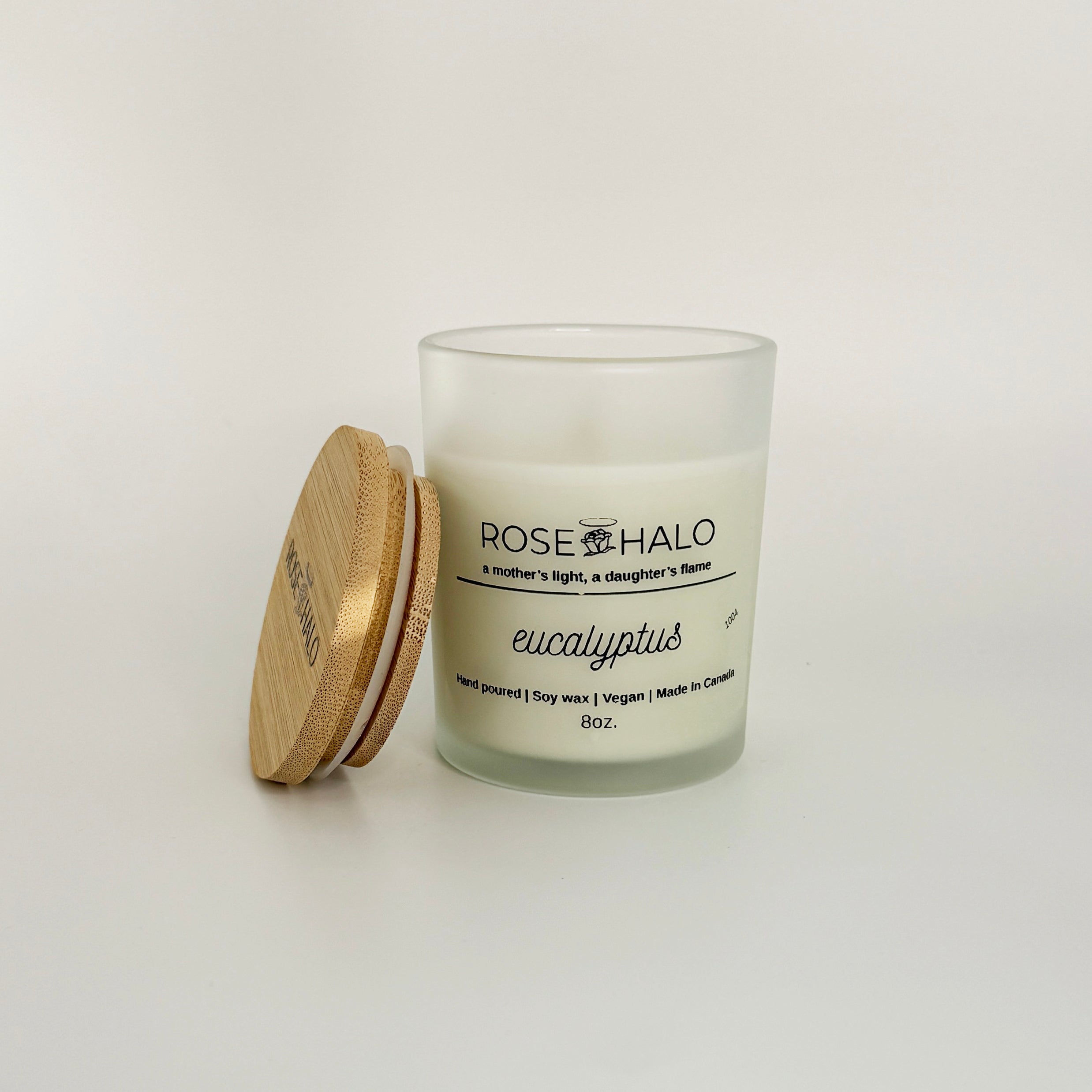 Eucalyptus 8 oz. Scented Candle in Glass Jar
