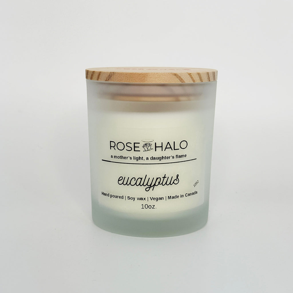 Eucalyptus Candle – 10 oz Glass Jar