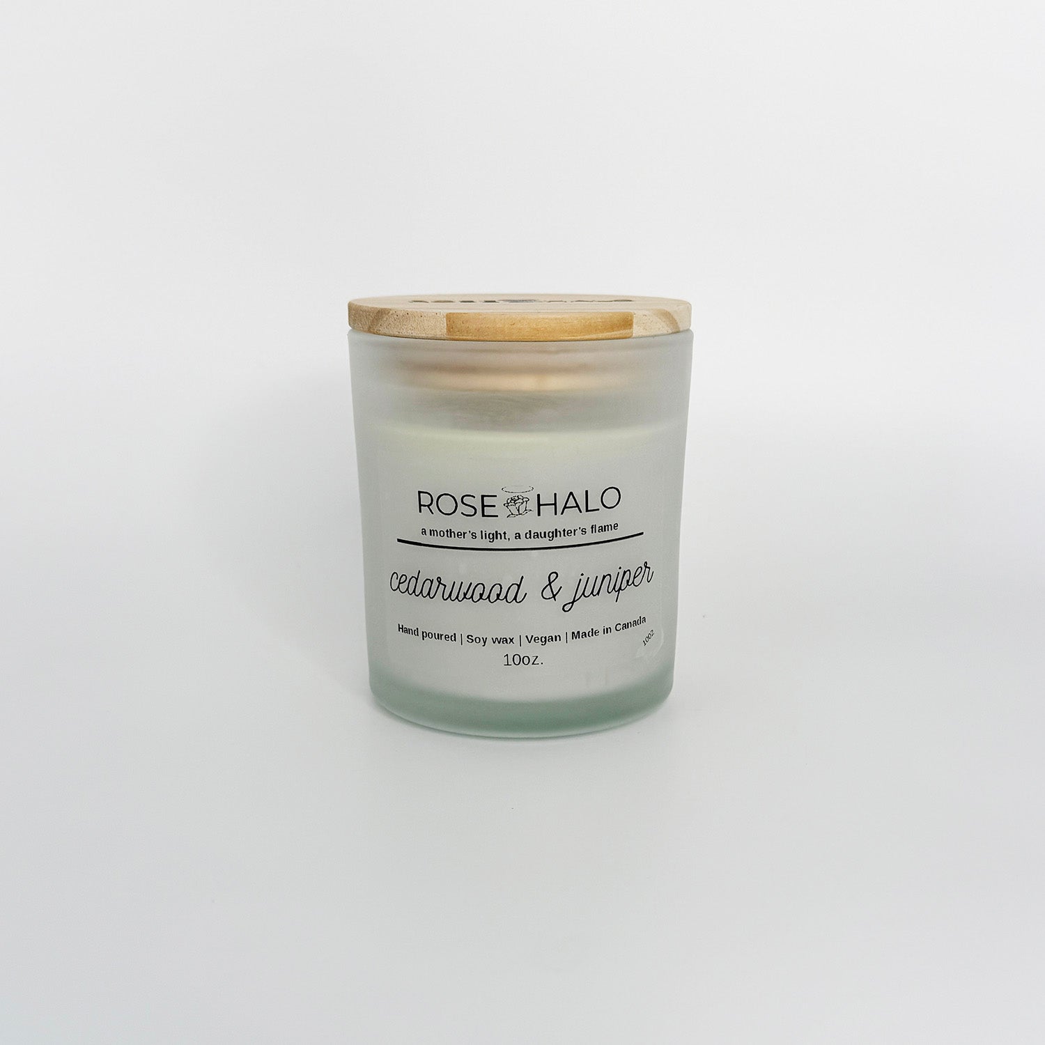 Cedarwood & Juniper Candle – 10 oz Glass Jar
