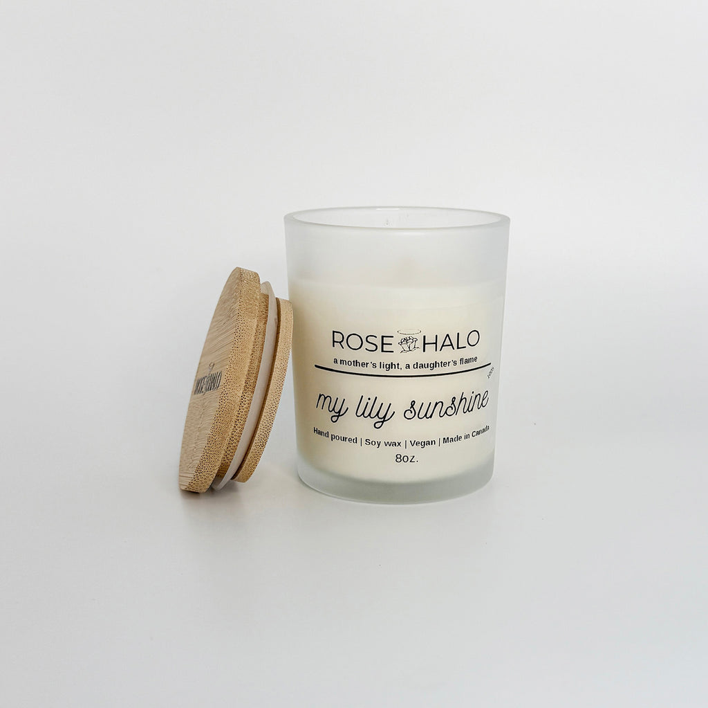 My Lily Sunshine 7 oz. Scented Candle in Glass Jar