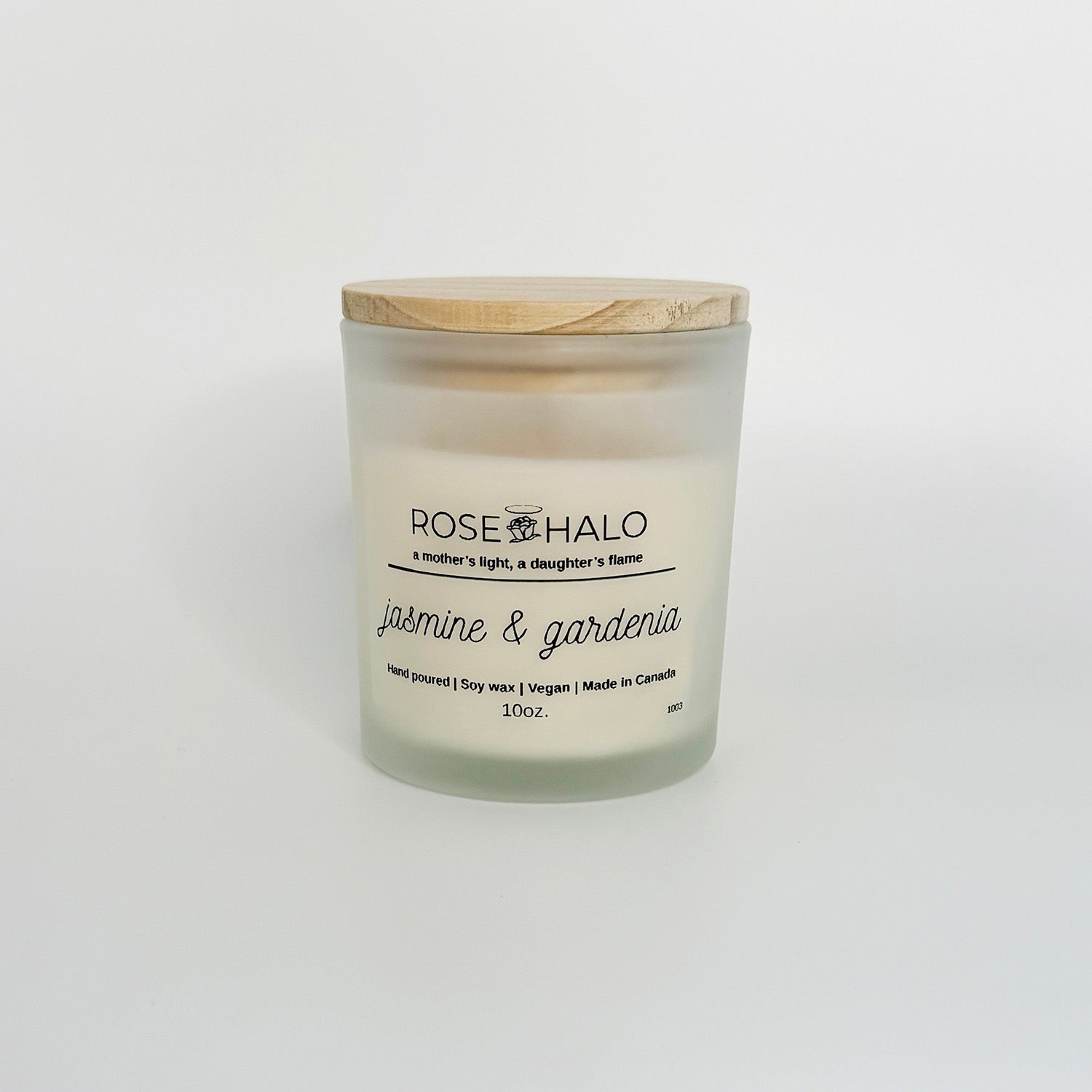 Jasmine & Gardenia 10 oz. Scented Candle  in Glass Jar