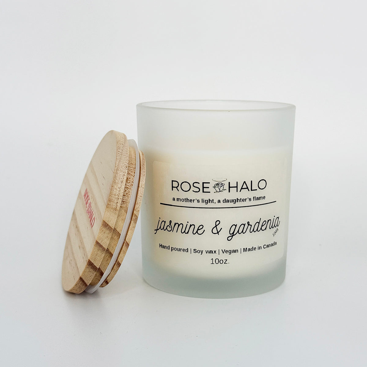 Jasmine & Gardenia 10 oz. Scented Candle  in Glass Jar