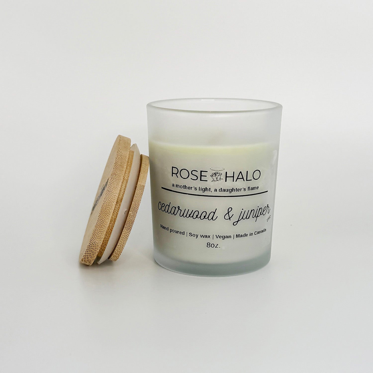 Cedarwood &Juniper 8 oz. Scented Candle  in Glass Jar