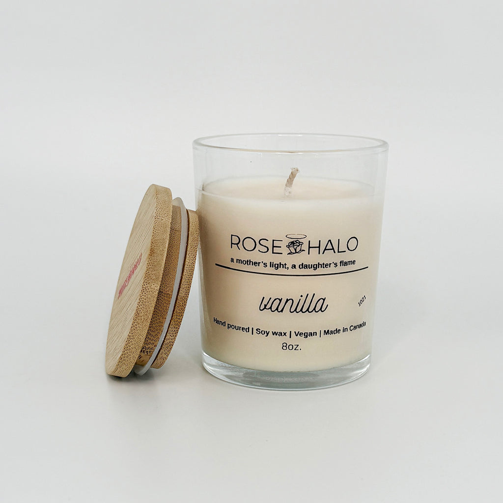 Vanilla Candle – 7 oz Glass Jar