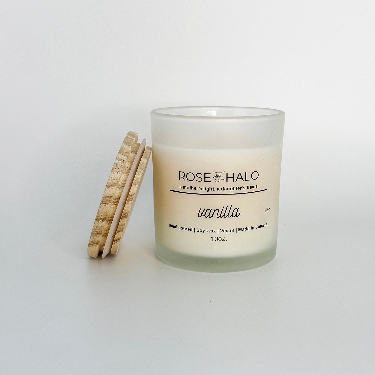 Vanilla 10 oz. Scented Candle  in Glass Jar