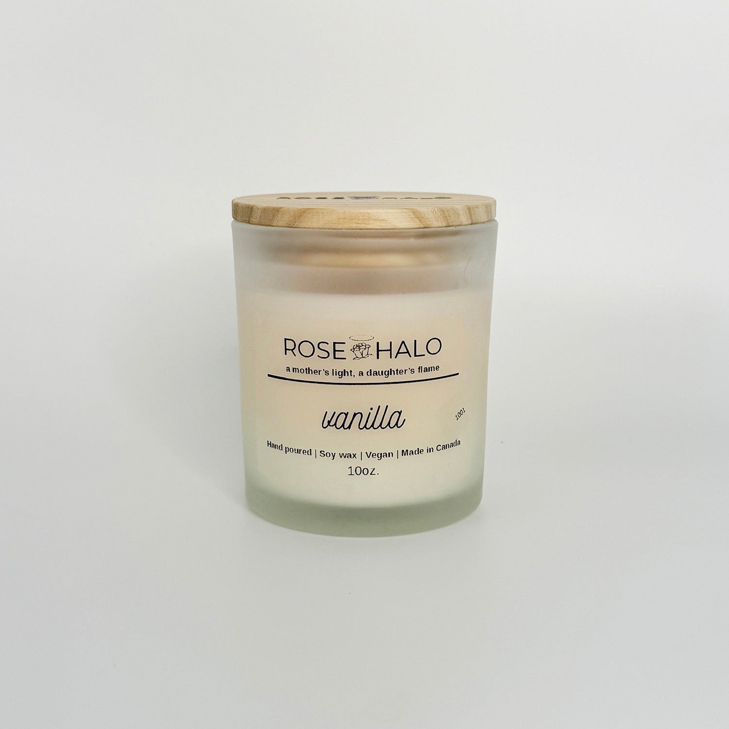 Vanilla Candle – 10 oz Glass Jar