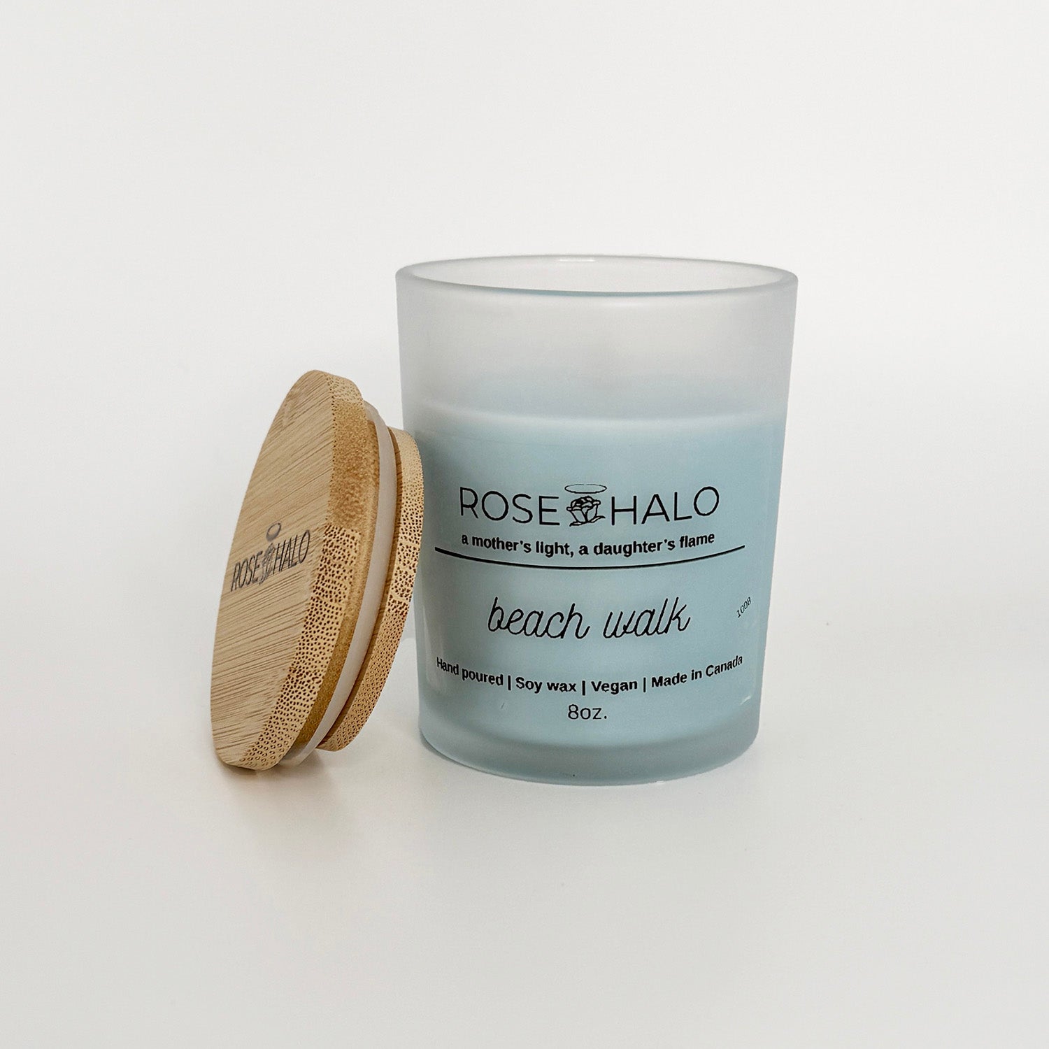 Beach Walk 8 oz. Scented Candle  in Glass Jar