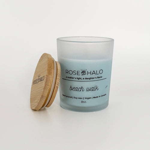 Beach Walk 7 oz. Scented Candle  in Glass Jar