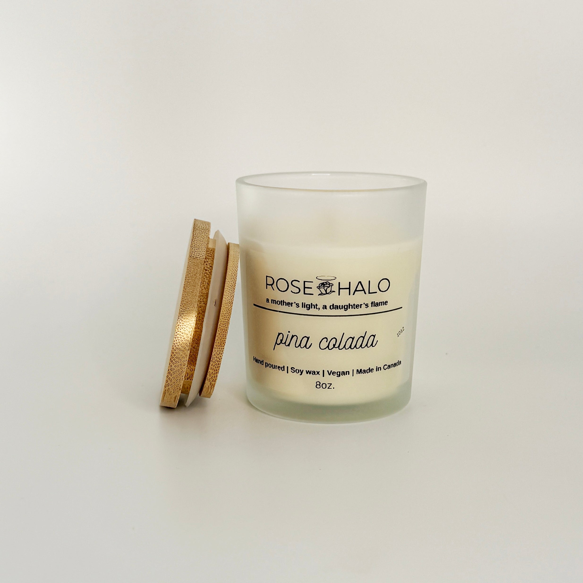 Piña Colada 8 oz. Scented Candle  in Glass Jar