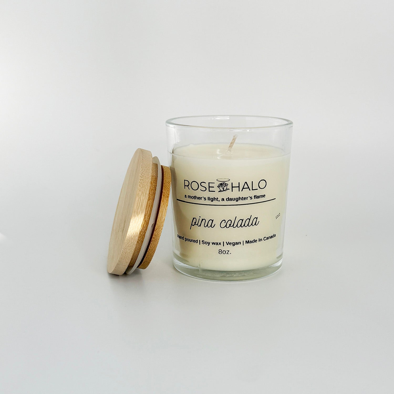 Piña Colada 8 oz. Scented Candle  in Glass Jar