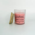 Amber Romance Scented Candle in Glass Jar