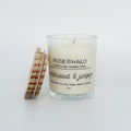 Cedarwood & Juniper Candle – 7 oz Clear Glass Jar