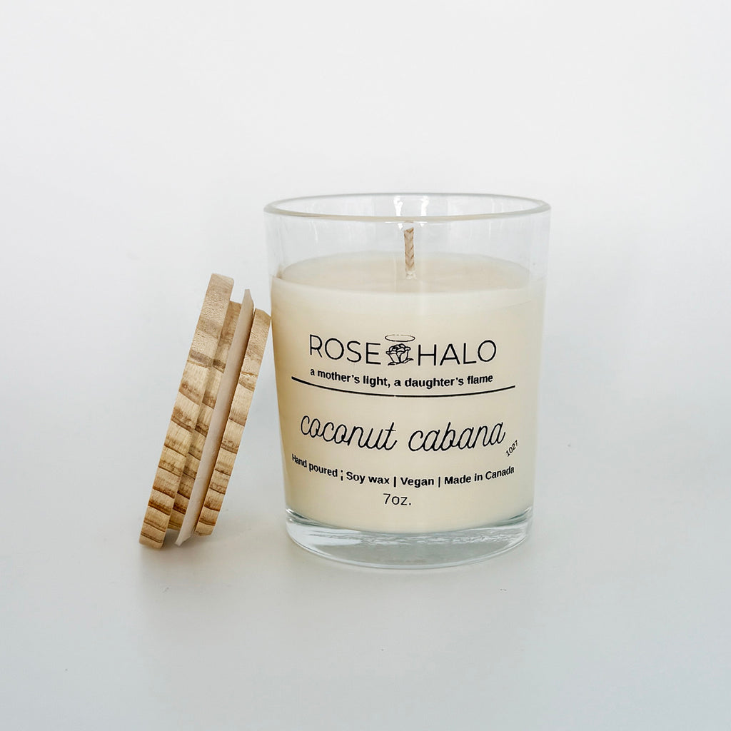 Coconut Cabana Candle – 7 oz Glass Jar