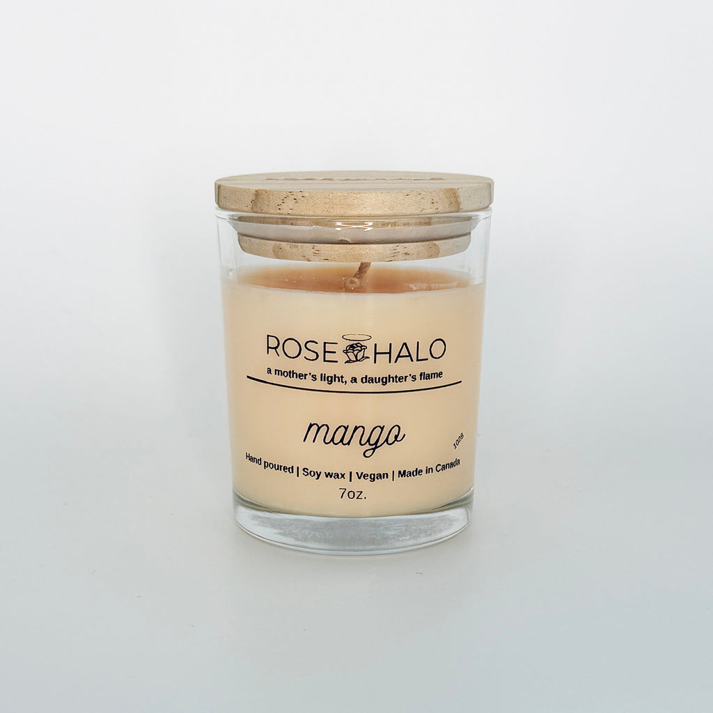 Mango Candle – 7 oz Glass Jar