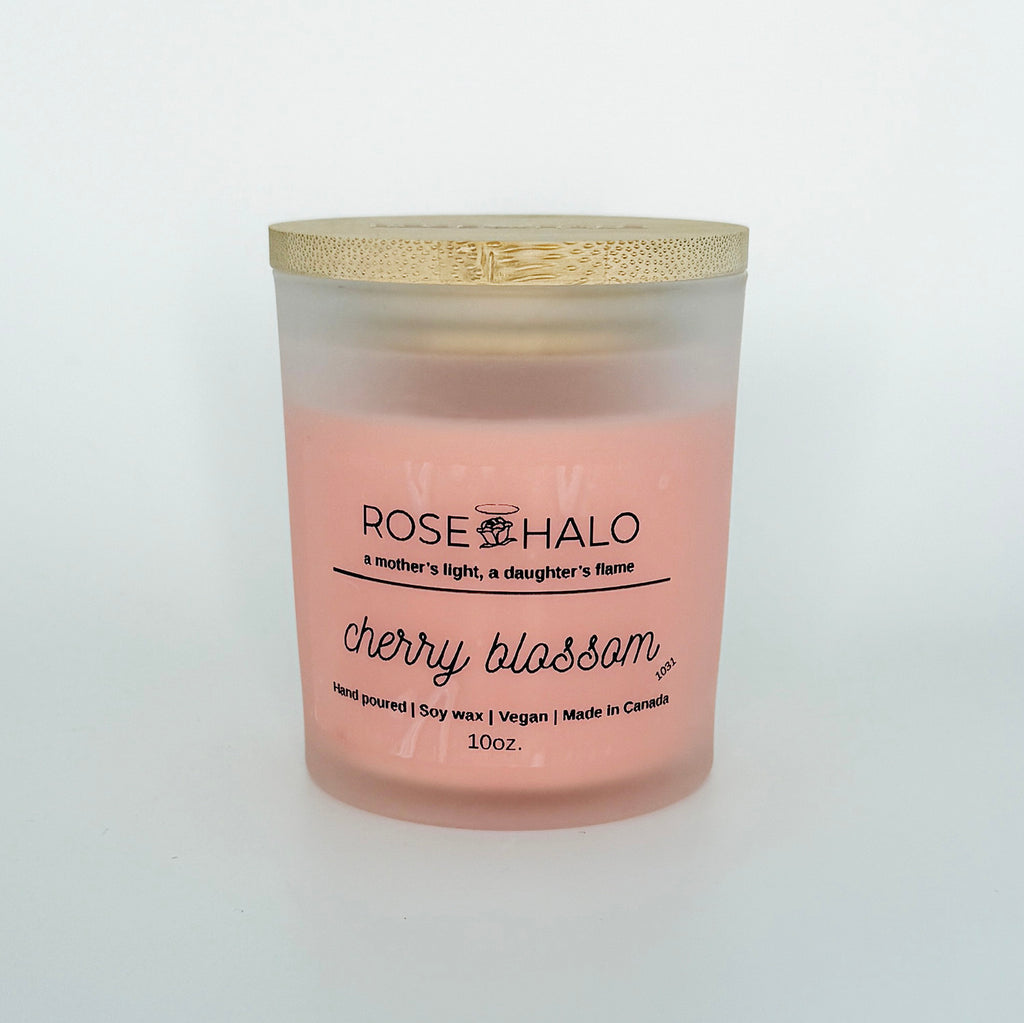 Cherry Blossom Candle – 10 oz Glass Jar
