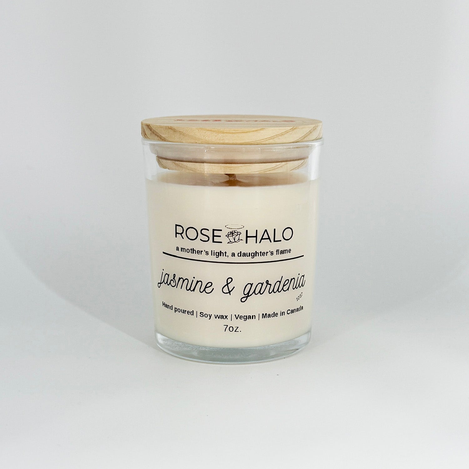 Jasmine & Gardenia 7 oz. Scented Candle  in Glass Jar