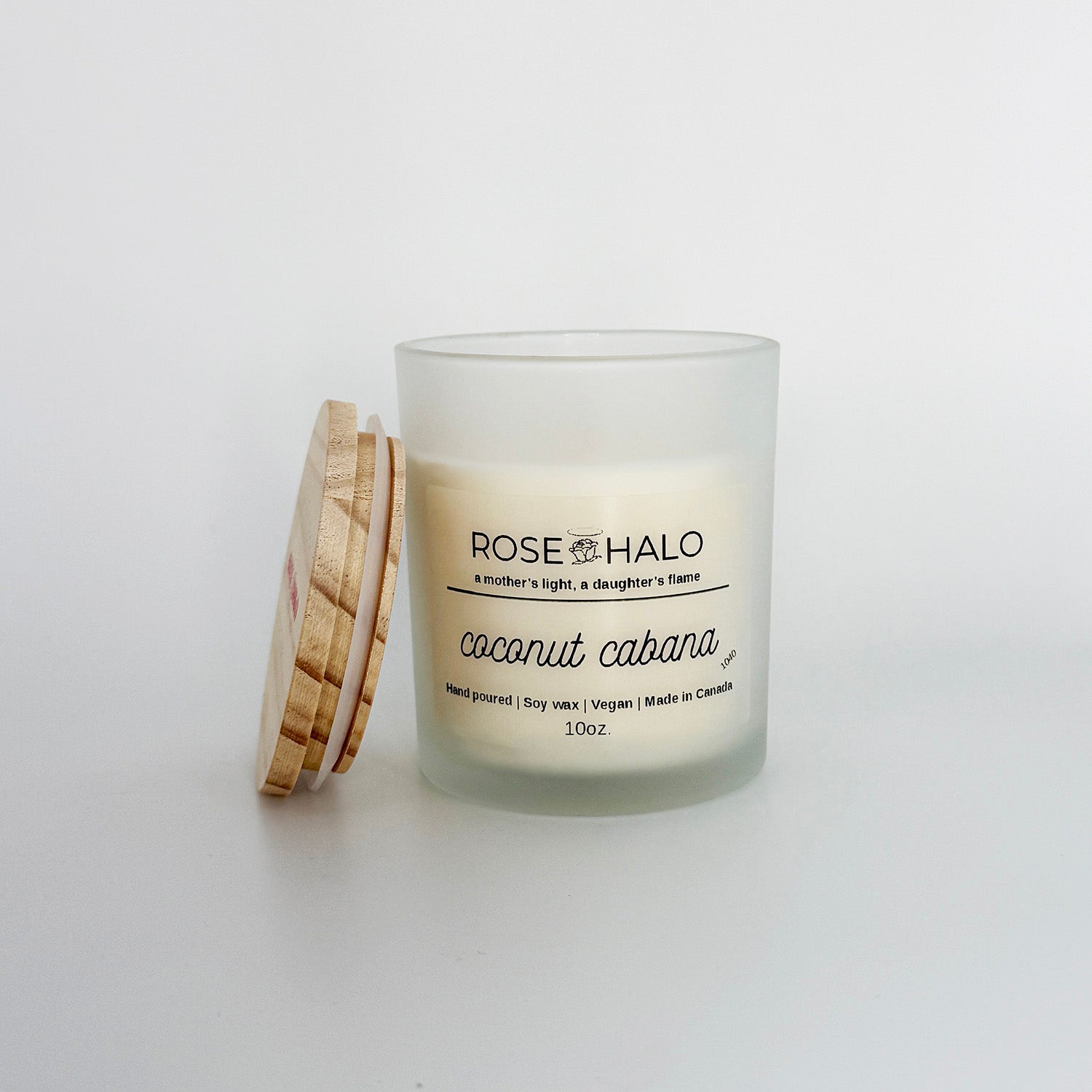 Coconut Cabana Candle – 10 oz Glass Jar