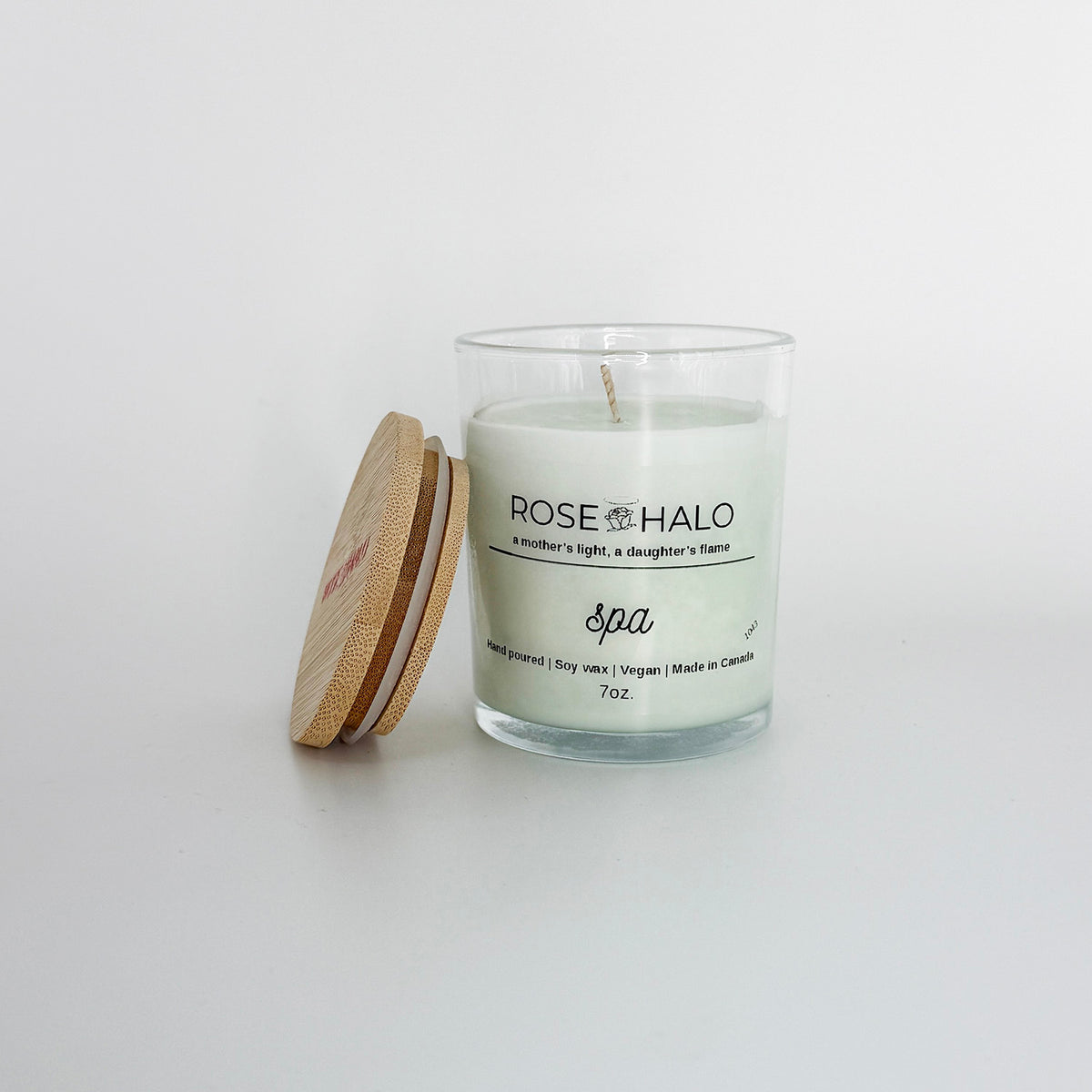 Spa Scented Candle  in Glass Jar